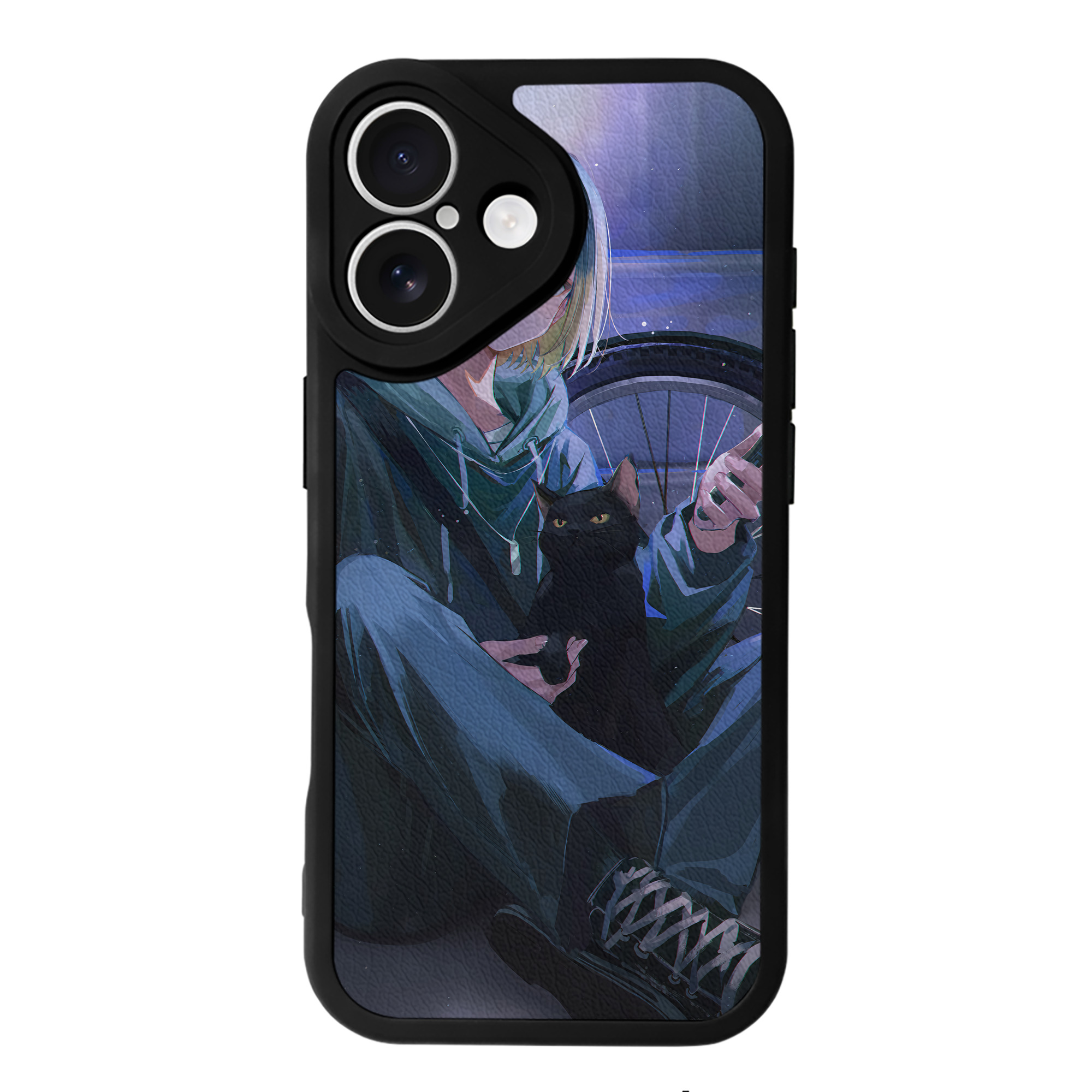 （画像用） ハイキュー!! Haikyu!! 【iPhone 16シリーズ対応】シリコンスマホケース（レザー調） 材質：シリコン